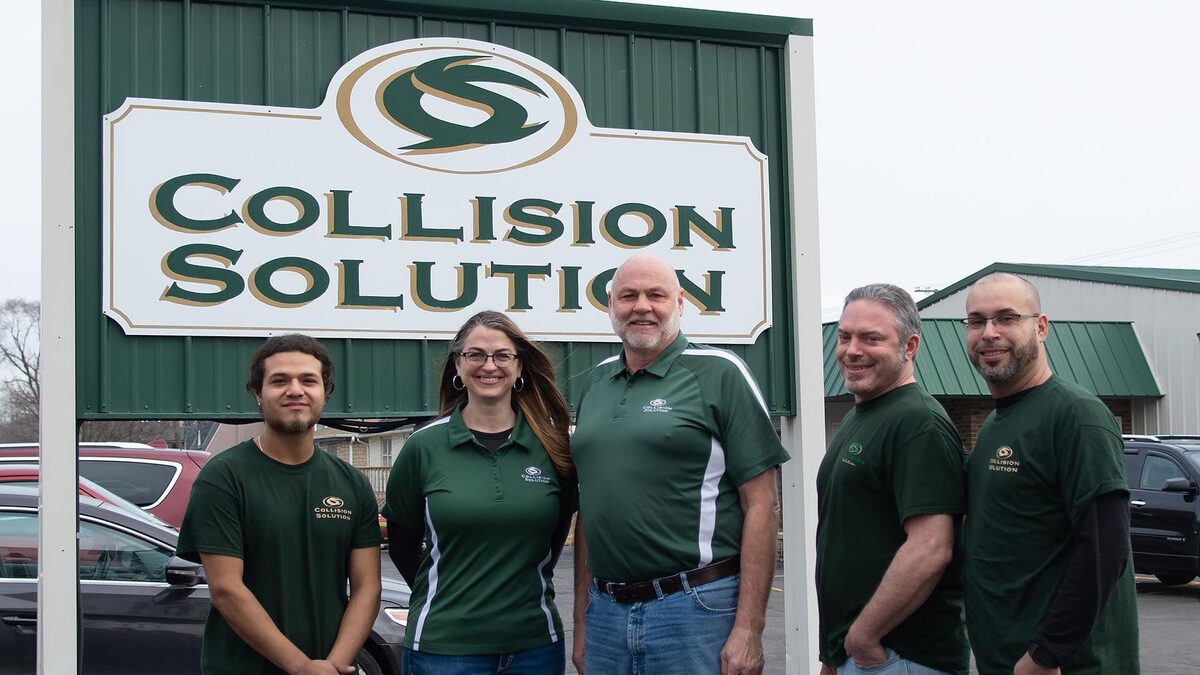 The employee-owned Collision Solution team
